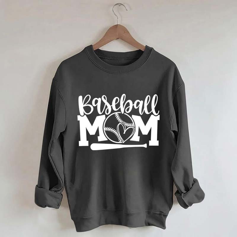 Trendy Mom Life Baseball Sweatshirt