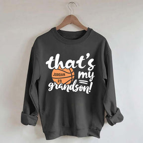 Custom Basketball Name & Number Sweatshirt