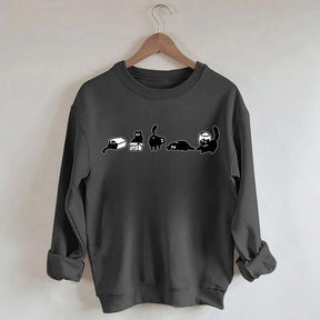 Cute Five Mood Cats Owner Sweatshirt