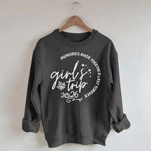 Personalized Year Matching Friends Fall Girls Trip Sweatshirt