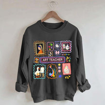 Funny Art Teacher Sweatshirt