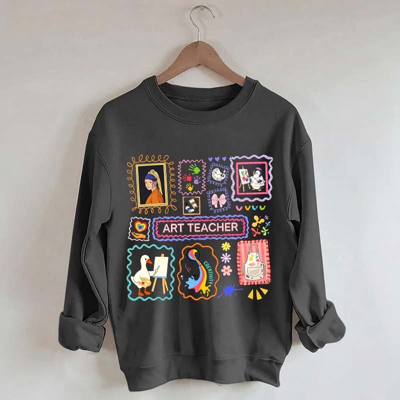 Funny Art Teacher Sweatshirt