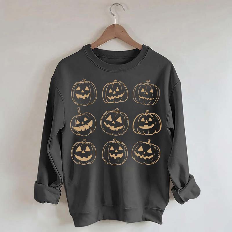 Trick or Treat Fall Pumpkin Sweatshirt