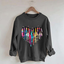 MMIW Feather Indigenous Pride Sweatshirt