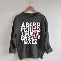 ABCs I Love You Valentines Sweatshirt