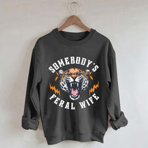 Trendy Feral Wife Leopard Sweatshirt