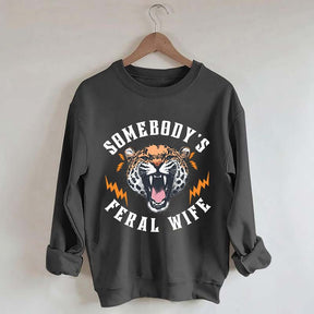 Trendy Feral Wife Leopard Sweatshirt
