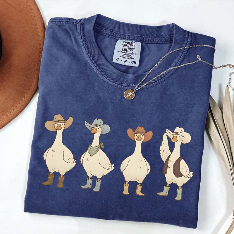 Western Goose Cowboy T-Shirt