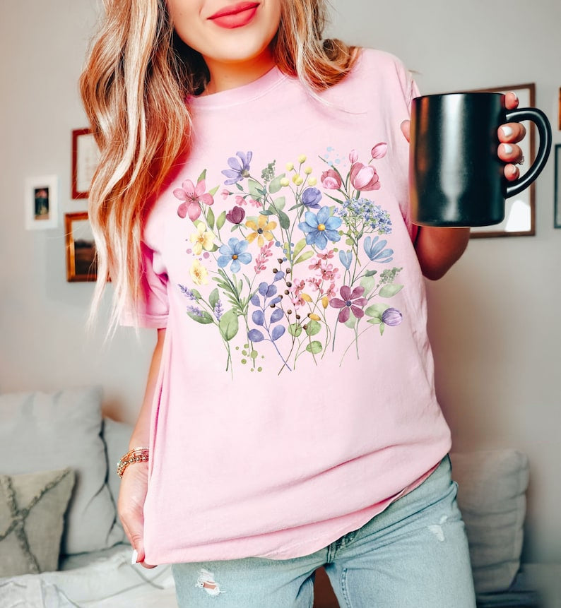 Chemise Vintage Botanical Wildflower