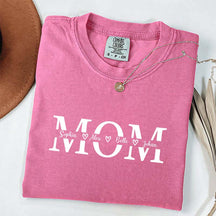 Custom Mom Children Name T-Shirt