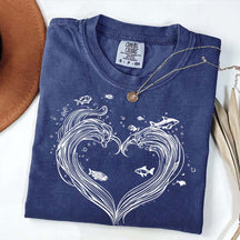 Heart Wave Comfort Colors T-Shirt