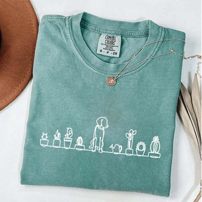 Dog and Plant Lady T-Shirt