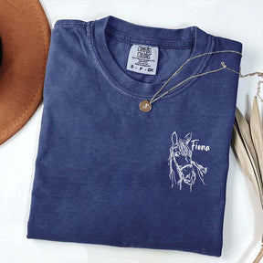 Custom Horse Equestrian Name T-Shirt