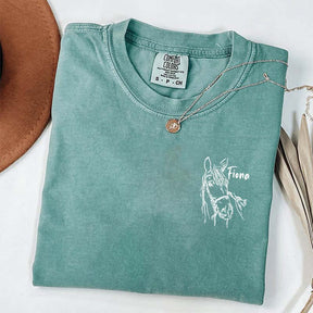 Custom Horse Equestrian Name T-Shirt