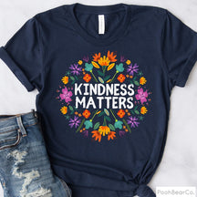 La gentillesse compte Tshirt Boho Floral être gentil Tee