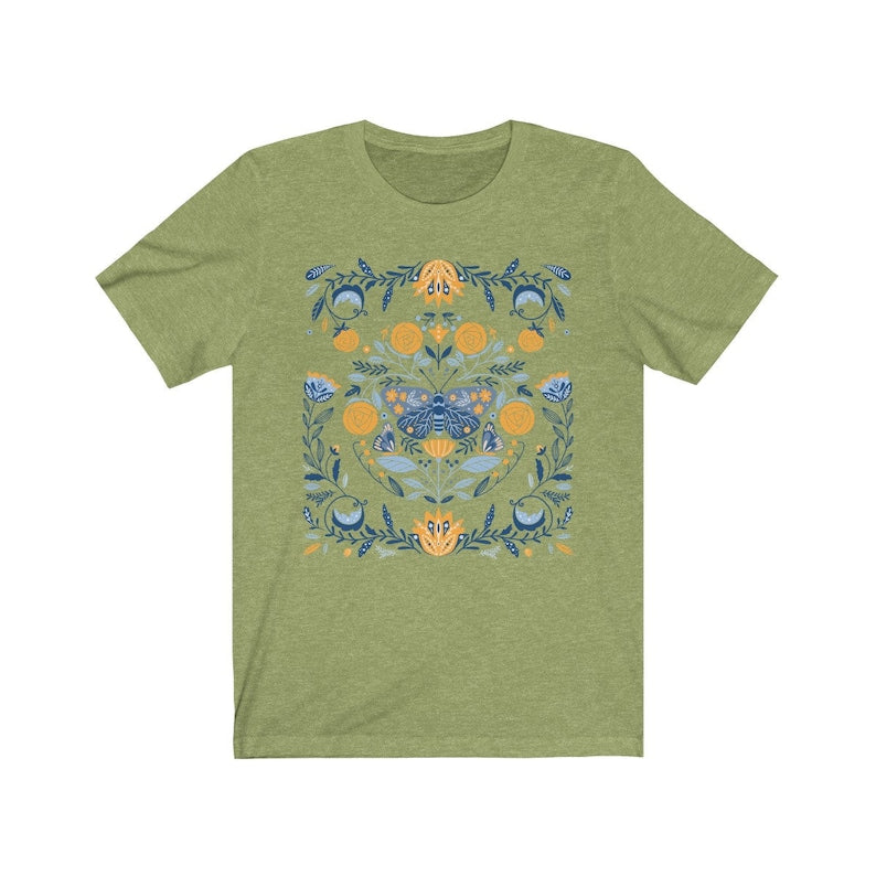 Chemise Boho Floral Chemise Botanique