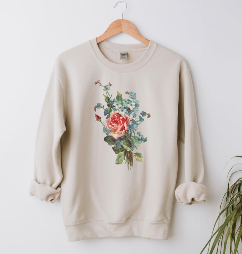 Plant Lady Mom Gift Chemise à fleurs vintage