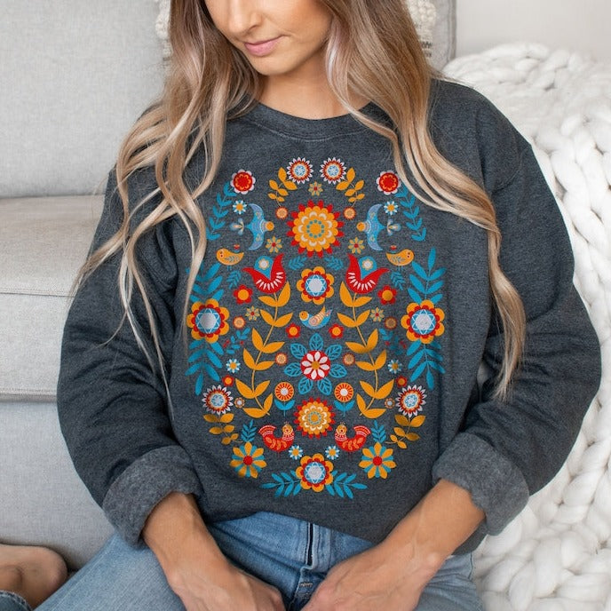 Folk sweatshirt on sale