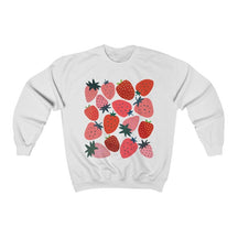 Strawberry Sweatshirt Cute Vintage Fruit Sweater