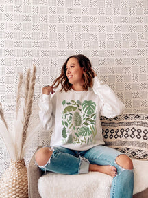 Nur noch ein Pflanzen-Sweatshirt. Crazy Plant Lady-Sweatshirt 