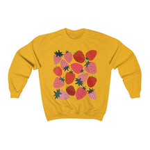 Strawberry Sweatshirt Cute Vintage Fruit Sweater