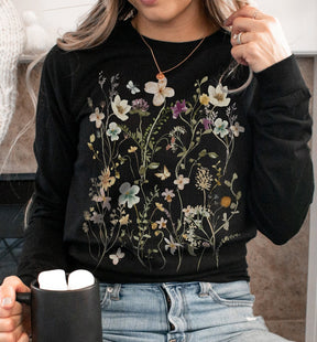 Pressed Flowers Long Sleeve shirt