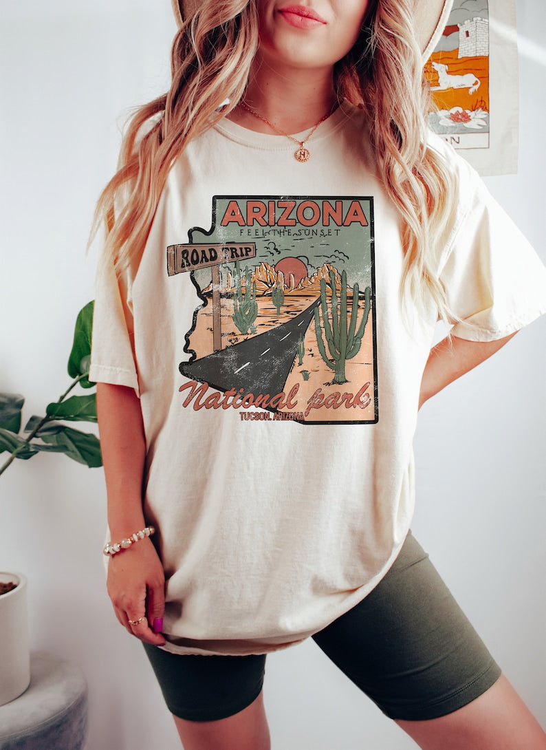 Arizona Desert Shirt Vintage inspiriertes Shirt