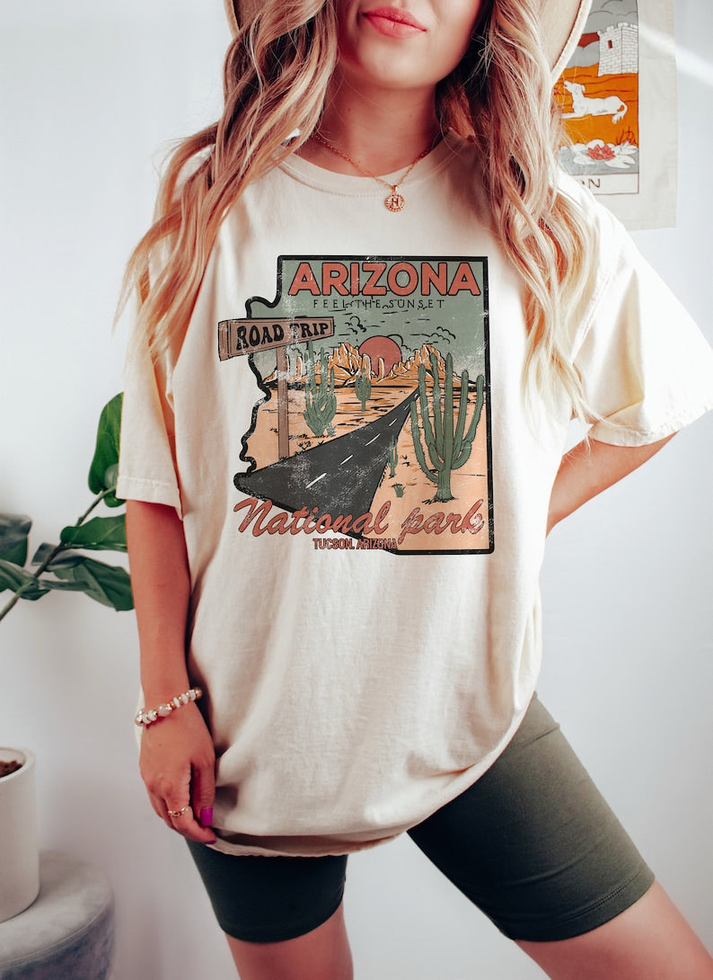 Arizona Desert Shirt Vintage Inspired Shirt