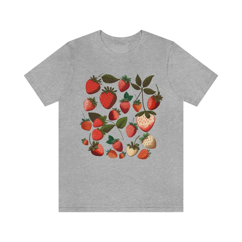 Strawberry Shirt Botanical Shirt