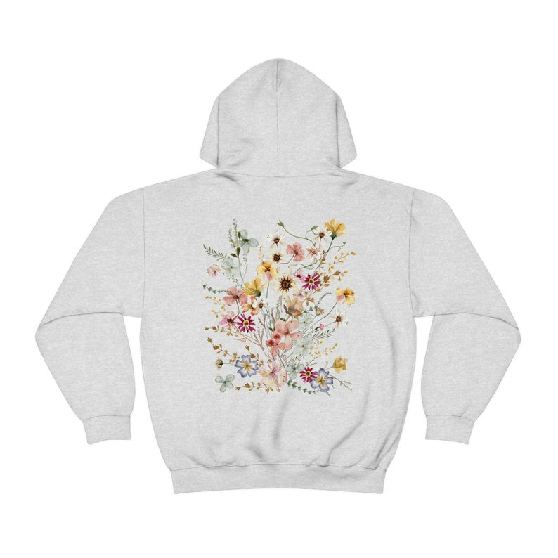 Sweatshirt à capuche fleur pressée Nature Lover Hoodie