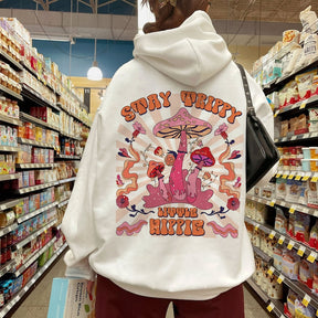 Stay Trippy Little Hippie Mushroom Hoodie