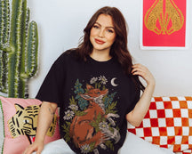 Forestcore Fox Comfort Colors T-shirts unisexe
