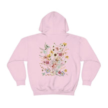 Gepresstes Blumen-Hoodie-Sweatshirt Naturliebhaber-Hoodie