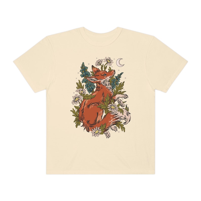 Forestcore Fox Comfort Colors T-shirts unisexe