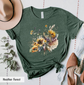 Chemise Tournesol Tee-shirt Floral