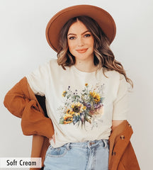 Chemise Tournesol Tee-shirt Floral