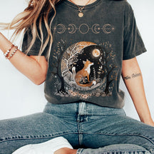 Goblincore Shirt Fox Witchy Whimsigoth T-Shirt