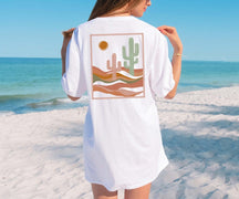 T-shirt Western de voyage Desert Cactus