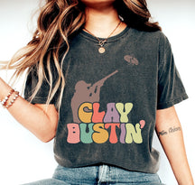 Clay Bustin Shirt Funny Skeet Shooter T-Shirt Manches courtes