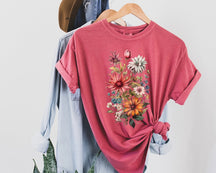 Chemise fleurs sauvages couleurs de confort Cottagecore Shirt