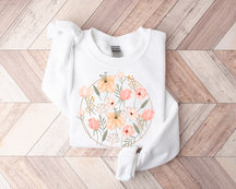 Femmes Wildflower Sweatshirt Floral Lovers Cadeau