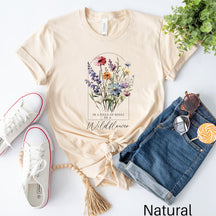 Wildflower Tshirt Botanical Floral T-Shirt