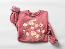 Femmes Wildflower Sweatshirt Floral Lovers Cadeau