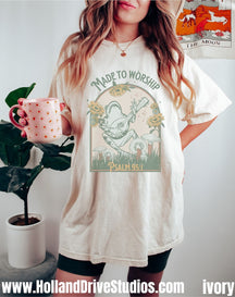 Worship Boho Trendy Oversized Shirt