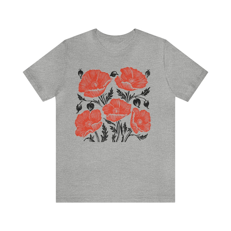 Chemise Vintage Poppy Botanique Cottage Core Chemise Floral