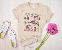 Chemise léopard rose pour femme Animal Lover Tshirt