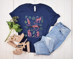 Chemise léopard rose pour femme Animal Lover Tshirt