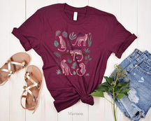 Chemise léopard rose pour femme Animal Lover Tshirt