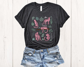 Chemise léopard rose pour femme Animal Lover Tshirt