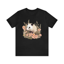 Chemise drôle d'opossum chemise de fleurs sauvages